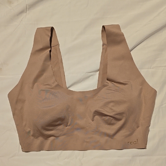comfort by real Other - Comfort By Real Tan Seamless Scoop Neck Bra Xl